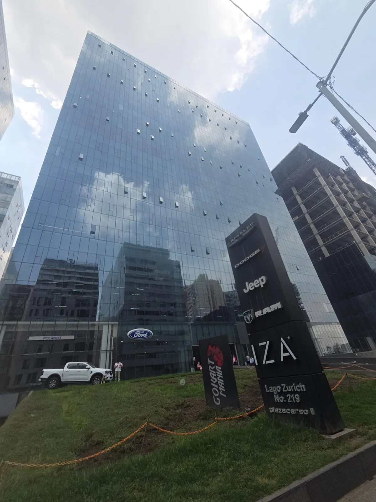 Edificio Plaza Carso II, donde está la oficina de H+M arquitecto